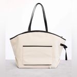 BEIS  Womens Cotton Canvas The Market Tote - Sold Out Photo 5