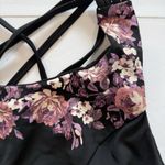 Torrid  Active Black Floral Low-Impact Wireless Strappy Sports Bra Size‎ 4X Photo 3