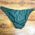 J Crew Heritage 1989 High Leg Bikini Bottom Size L‎ Cool Cypress Green NWT Size L Photo 3