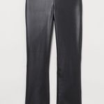 Leather Flares Black Size 6 Photo 0