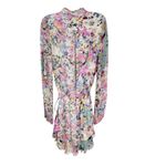 ROCOCO SAND Floral Print Wrap Mini Dress Size XS Pink Photo 4