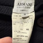 Armani Collezioni  Black Dress Pants Women’s 10 Textured Photo 1