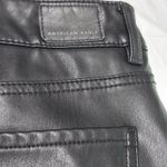 American Eagle  Stretch Faux Leather High Waisted Flare Pants Size 14 Long Photo 9