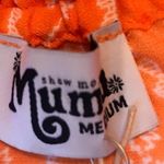 Show Me Your Mumu Show Me Your MuMu Orange White Woodstock Tassel Tunic Printed Top Size M… Photo 6