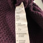 Cotton On Womens Sweater Textured Knit Rounded Hem Cotton Blend Purple XS Photo 3