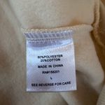 Cali 1850  Size L Cream/yellow Hoodie Dress with 'Good Vibes' Print Photo 4