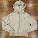 Better Together cream zip up hoodie Tan Photo 1