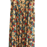 Natural Life  Empire Waist Boho Cottagecore Floral Dress Midi Maxi Blue S Flowy Photo 0