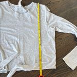 Lululemon Time to Restore Long Sleeve Heathered Core Ultra Light Grey size 8 EUC Photo 11