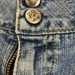 Blue Flare Wide Leg Jeans with Vintage Photo 1