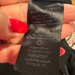 KOBI HALPERAN Elegant Black Lace VNECK Crochet Boho Trim Women's Top Size M Size M Photo 5