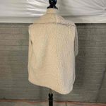 BB Dakota NWT Womens Cream Faux Fur Sherpa Open Front Vest Size Medium Photo 1