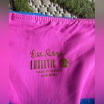 Lilly Pulitzer Luxletic Weekender High Rise Leggings Blue Flare Pink XXL Photo 5