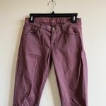 7 For All Mankind Jeans Plum Ankle Zip Crop Denim Womens Size 26 Pants Photo 7
