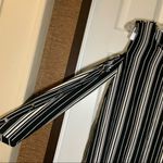FATE. NWT by LFD Black Striped Cold Shoulder 3/4 Sleeve Dress S Photo 5
