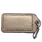 Coach 2"  Gold Fob Bag Charm Hang tag Hangtag Photo 1