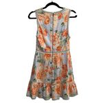 Alice + Olivia  Kieran Posey Garden Dusty Orchid Floral Dress With Ruffle Photo 6