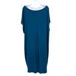Universal Standard  Wide Neck Short Sleeve Knee Length Dress Blue Size Large Photo 6