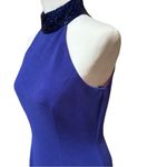 Alex Evenings Royal Blue Bead led Collar Cocktail Dress | Sz. 6 Photo 1