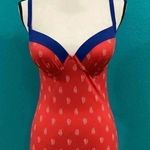 New with tags boden tankini swimsuit tank top in size 34DD Red Photo 0