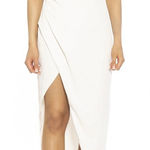 Alexia Admor Alexa Admor Alessi White One Shoulder Dress Size 8 NWT Photo 0