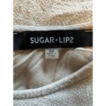 Sugar +‎ Lips Linen Blend Shirt Womens Size XS Hippie Boho Peasant Cottagecore Photo 2