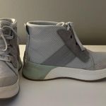 Sorel  Green and Gray High-Top Sneakers Photo 4