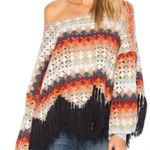 Free People nadias poncho crochet fringe hem Photo 0