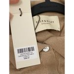 NWT Elle & Riley Cashmere Silk Blend Camel Short Sleeve Top Size S Tan Photo 4