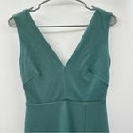 Birdy Grey  Shamin Sleeveless V Neck Formal Bridesmaid Dress in Crepe Sea Glass S Photo 2