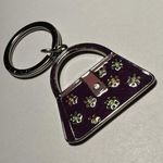 Relic  Brand Keychain with Purse / Bag charm in Purple / Silver Tone Photo 8
