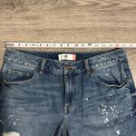 CAbi Jeans 100% bf Bleached Shorts Denim Bermuda Frayed Hem Cut Off High Rise 8 Photo 5