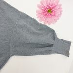 Free People X We The Free Camden Sweatshirt Oversized Poplin Blue Heather Photo 6