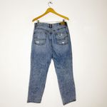 American Eagle  Curvy Mom Jeans Distressed Size 12 High Rise Photo 1