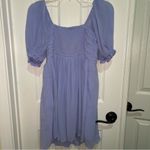 Abercrombie & Fitch  Emerson Poplin Sleeve Dress Lavendar Purple Pleated Top XS Photo 6