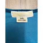 Michael Kors NWT Michael Velvet Floral Embroidered Kimono Poncho S Teal Photo 4