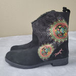 Desigual  Women's Boots Winter Black Boho Size 40 US 9 Photo 0