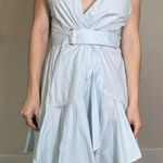 Guess by Marciano Guess Blue Asymmetrical Dress with Belt Size 2 NWT Photo 0