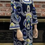 Laundry by Shelli Segal  paisley and floral print knee length dress / 4 / EUC Photo 3