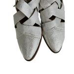 A Rider Girl Top Side Lace Up White And Metallic Women Sandal Size 8 Photo 5