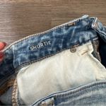 American Eagle  Shortie Lace Patch Denim‎ Shorts (Size 4) Photo 3