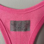 Athleta  Size S Pink Sleeveless Fastest Track Workout Athletic Shirt Ruched Photo 1