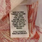 Guess  Juniors Linen Blend Floral Apron Dress Size 7 Juniors Photo 6