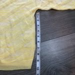 New York And Company Loose Fitting Boxy Style Yellow Short Sleeve Shirt Size Med Photo 4