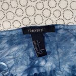 Forever 21 Blue Tie Dye Cropped Crochet Cami Photo 2