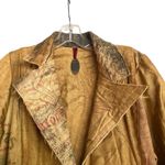 Scissors Paper Rock Vintage Belted Embellished Trench Tan Wild West Coat Jacket Size M Photo 1