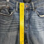 Judy Blue Skinny Fir Capri Denim Jeans Blue Size 7/28 Stretch Distressed Comfy Photo 7