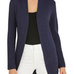 Roxy  Cardigan Women Large Open Knit Draped Open Front Lightweight‎ Blue Beach Photo 0