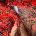 Farm Rio NWT One Shoulder Tropical Floral Red Cropped Top M Photo 31