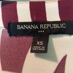 Banana Republic  dress white/burgundy size xs Photo 5